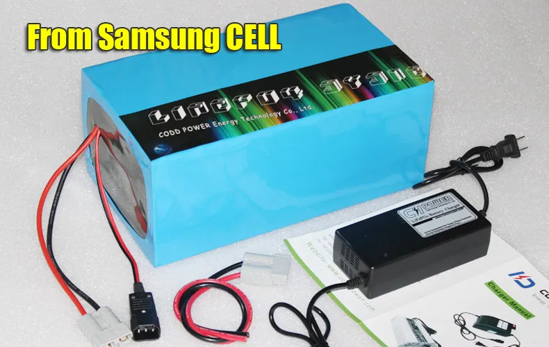 Cheap 48v 3000w electric bike battery 48v 40ah Samsung Electric Bicycle lithium ion Battery with BMS Charger 48v battery pack 48v 8fun 5