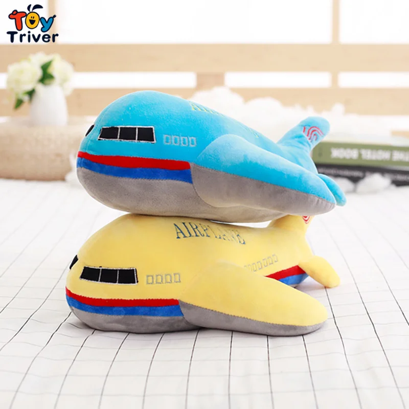 Airplane Plane Aircraft Plush Toy Triver Stuffed Doll Baby Kids Boy Children Birthday Christmas Gift Home Decor Drop Shipping | Игрушки и