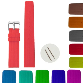 

20mm Love Red Color Silicone Jelly Rubber Ladies Watch Band Straps WB1071F20JB