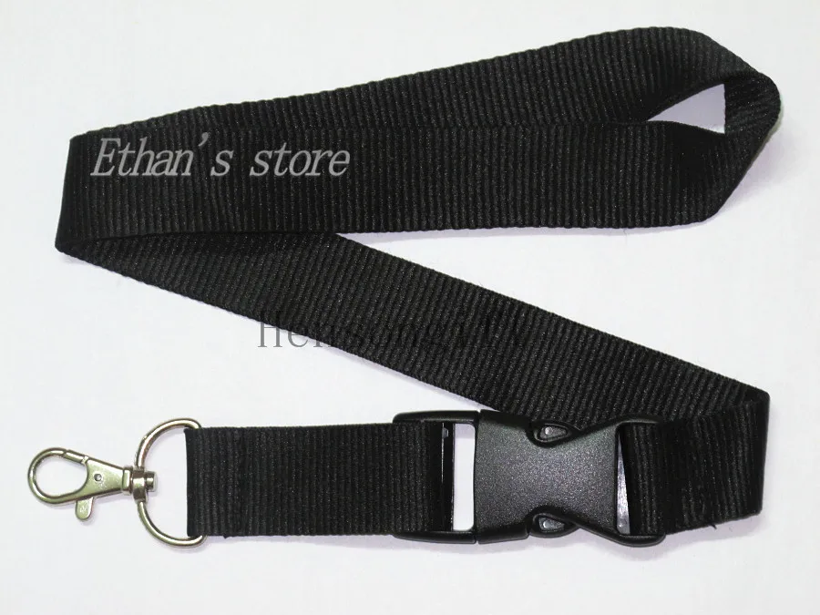 

ONE PC Mens Black Car logo Key Lanyard Badge ID Holders Sports Mobile Phone Neck Straps