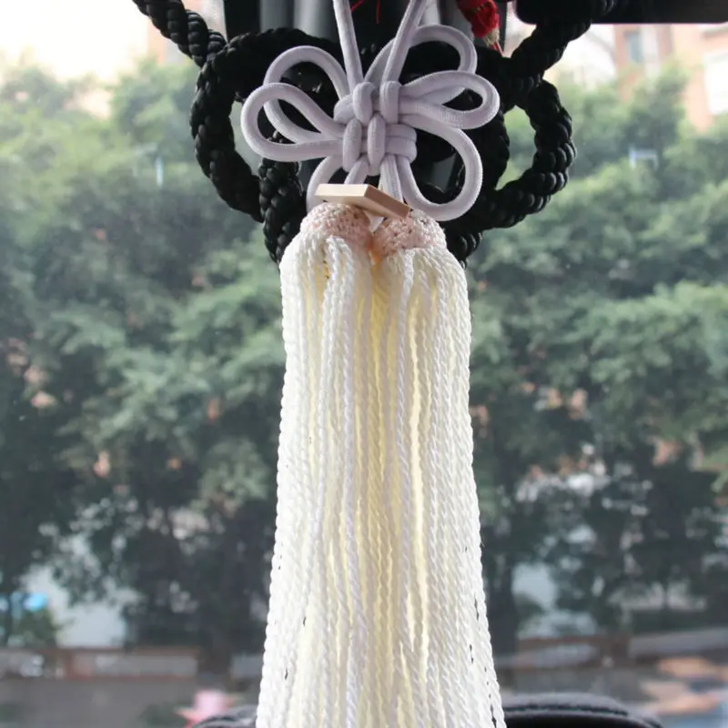 Комплект 2 в 1 соединительная планка производство KIN TSUNA ROPE белые узлы FUSA KIKU для