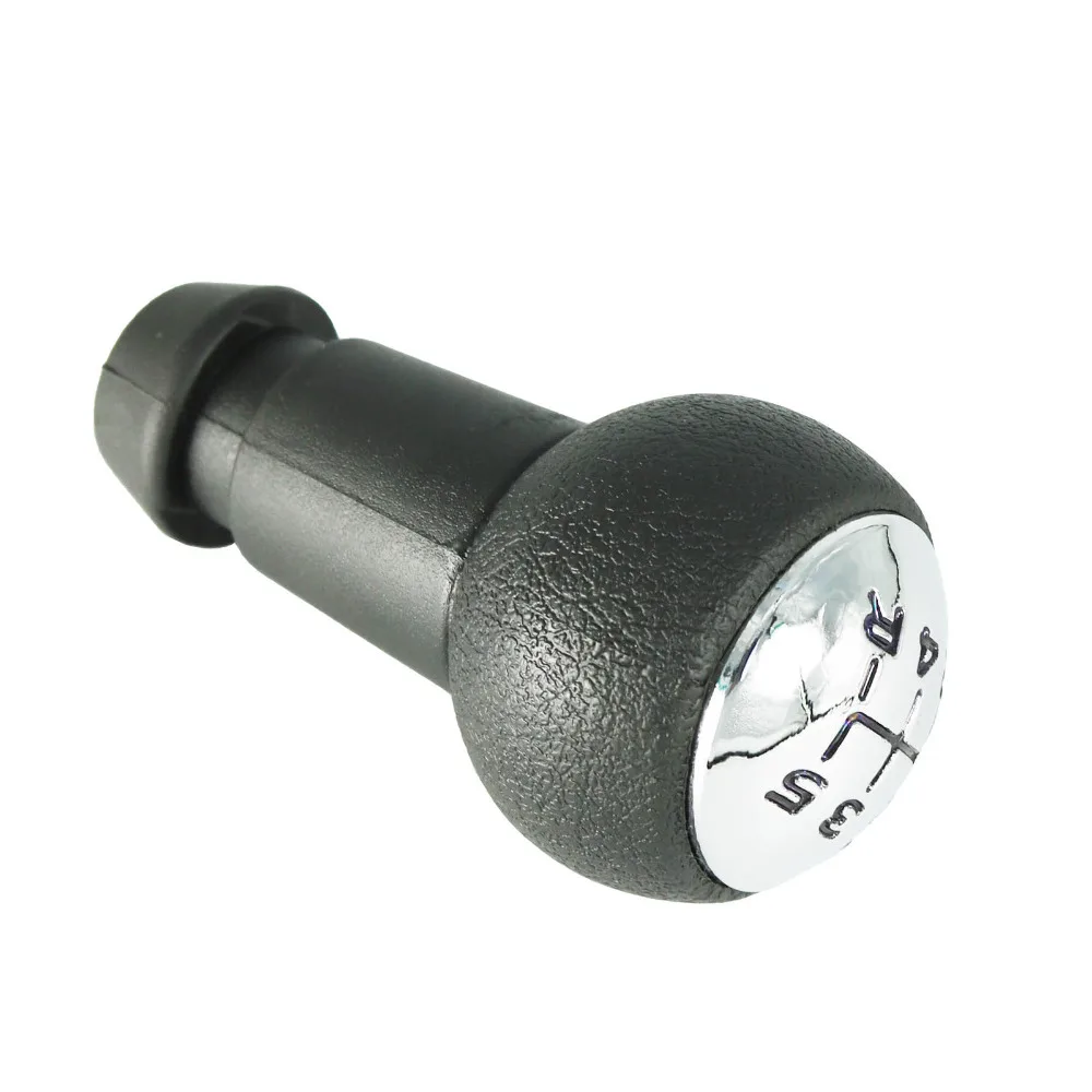 New 5 Speed Car Gear Shift Knob Chrome Top Cap For Peugeot 207 307 308