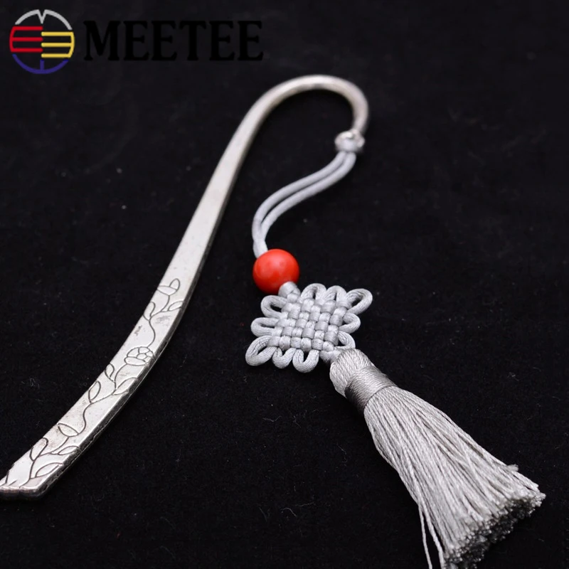 Meetee 5 шт. китайский узел кисточка нейлон ручная вязка подвесная Подвеска для