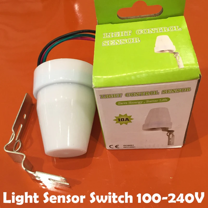 

Newest LED Light Sensor Switch,Outdoor Light Control Switch,Automatic ON and OFF,Street lights Floodlights Automatic Switch