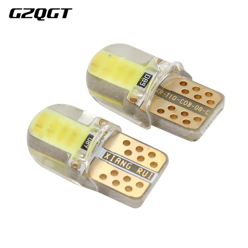 Светодиодные автомобильные лампы W5W T10 194 168 COB 8SMD для стояночных огней и подсветки