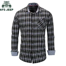 Новинка г. модные платье в клетку рубашка Для мужчин хлопковые дышащие Повседневное футболки camisetas hombre плюс Размеры M-3XL camisa masculina