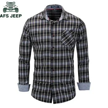 

New 2018 Fashion Plaid Dress Shirt Men 100% Cotton Breathable Casual Shirts camisetas hombre Plus Size M-3XL camisa masculina