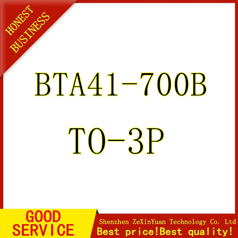 

5PCS BTA41 BTA41-700B BTA41700B triode ac switch 40A 700V TO-3p