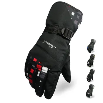 

Winter Cotton Snowboard Gloves Women Ski Gloves Windproof Waterproof Non-slip Skating Skiing Gloves Cotton Warm Mittens