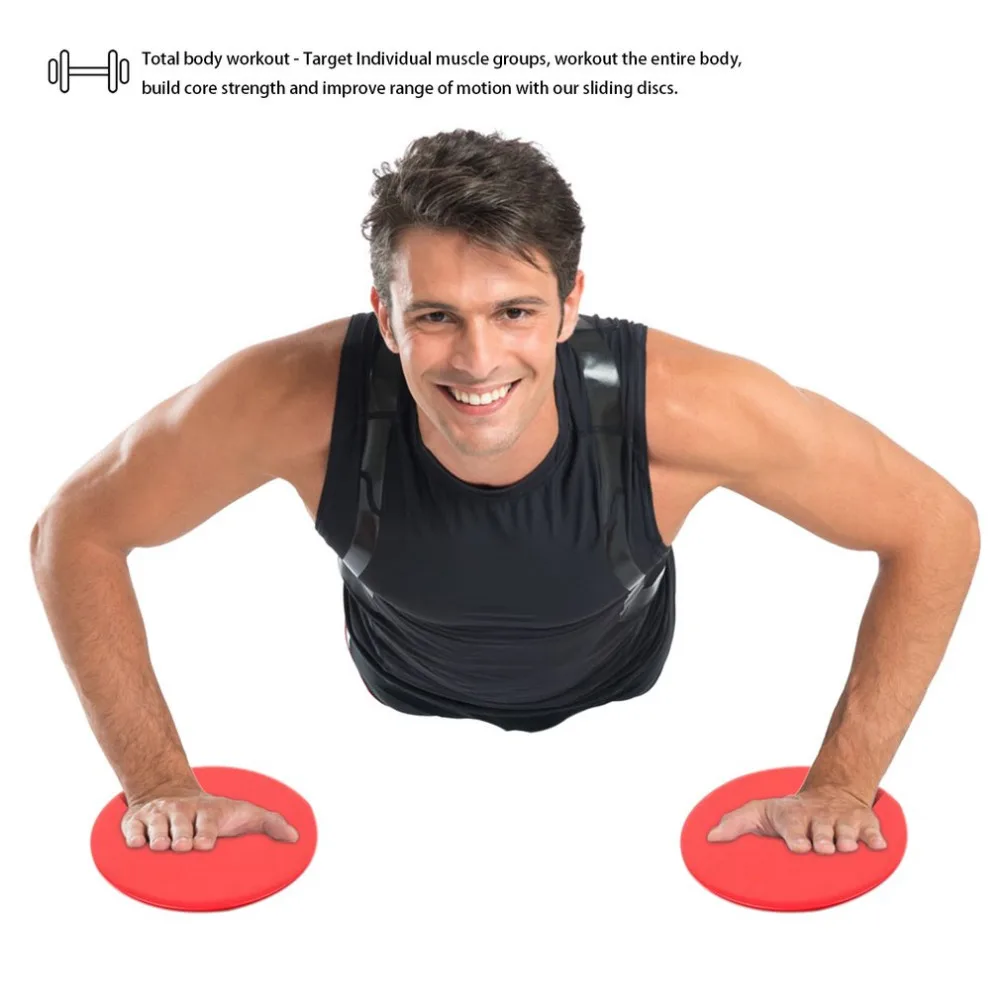 

2 Pcs/Set SPORT Gliding Discs Core Sliders Dual Sided Gliding Discs Use On Carpet Or Hardwood Floors For Core Training
