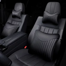 DINGDIAN 4 шт. искусственная кожа подушка для шеи в автомобиль авто поясная Поддержка автомобиля-Стайлинг Аксессуары для Toyota Nissian Honda BMW Audi KIA
