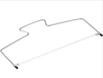 

DHL 200pcs practical Stainless Steel Cake Tools Double Line Adjustable Baking Tools Cake Bread Slicer Cutter Strings