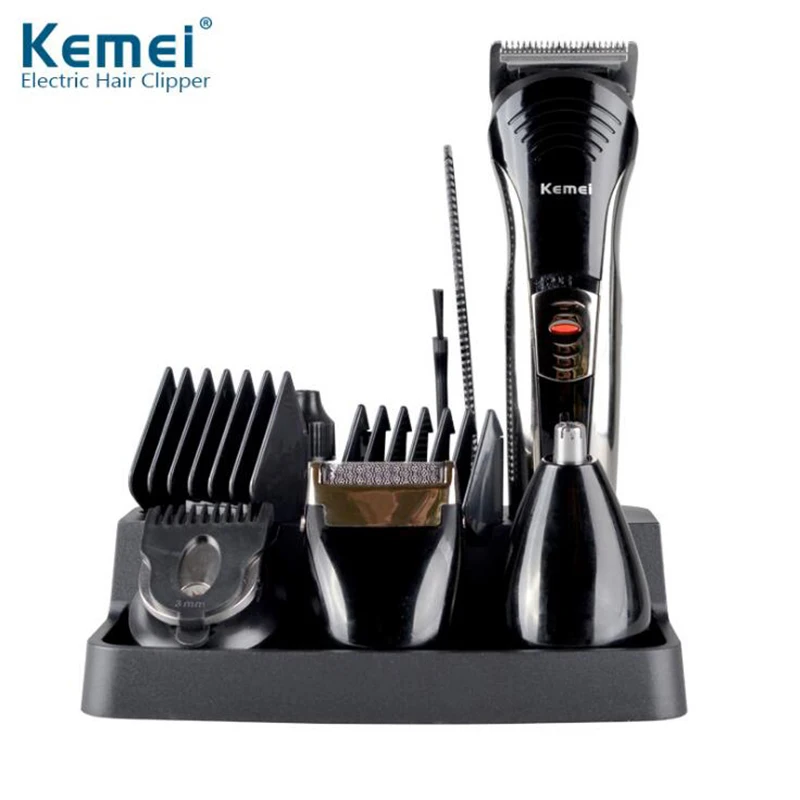 

Kemei 4 in 1 Hair Clipper For Men Electric Haircut Machine Beard Shaver Rechargeable Nose Hair Trimmers