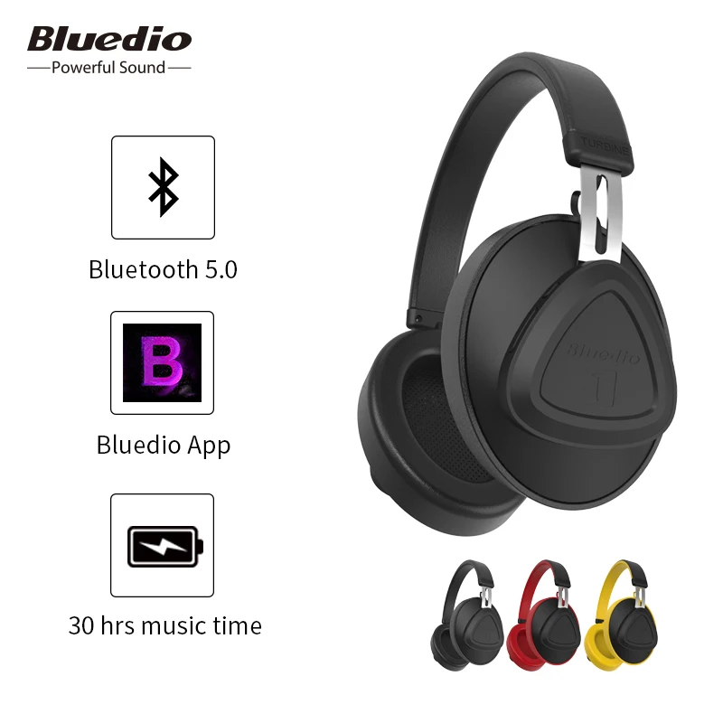 Bluedio оригинальные ТМ bluetooth наушники с микрофоном голосового управления за ухо монитор Студия Беспроводная гарнитура для телефона