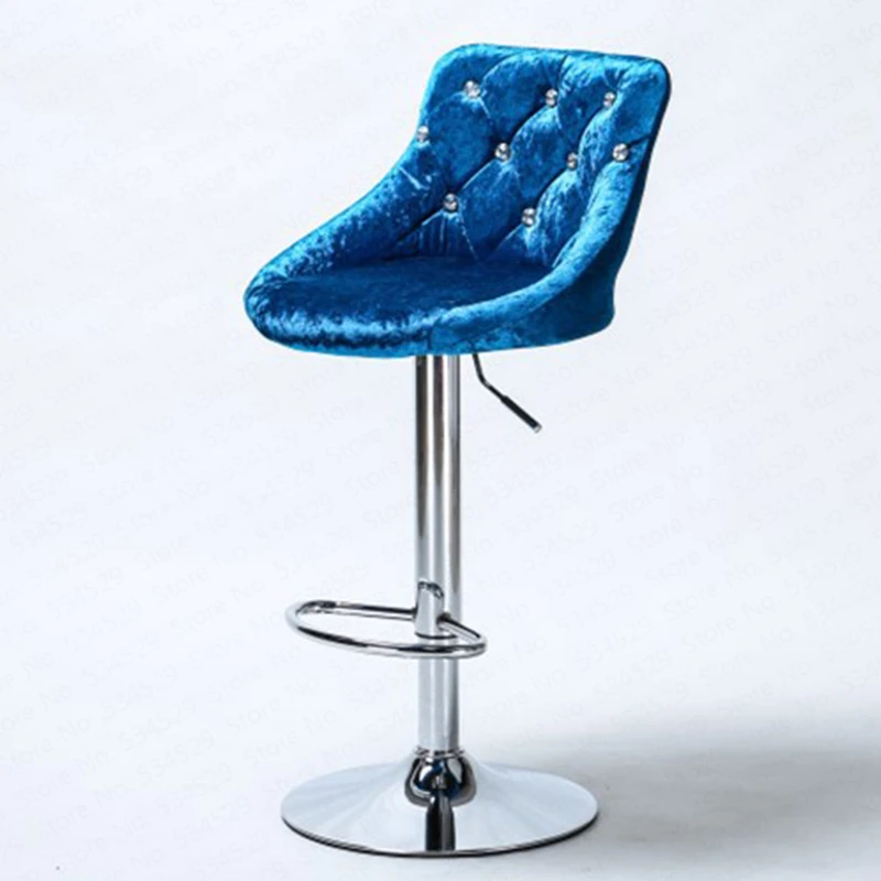 

Bar Stool Modern Minimalist Bar Chair Lift Rotating Backrest Chair Home High Stool Bar Nails Stool Fauteuil Long De Bars