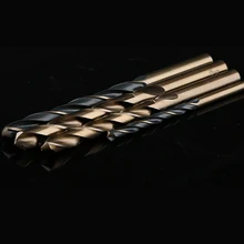 DUAN FA 10 pcs a lot drill bit set Twist Drill Bit High Speed Steel Size 3-4.5 MM Cobalt Drill Torch Hole Stainless Steel Tool