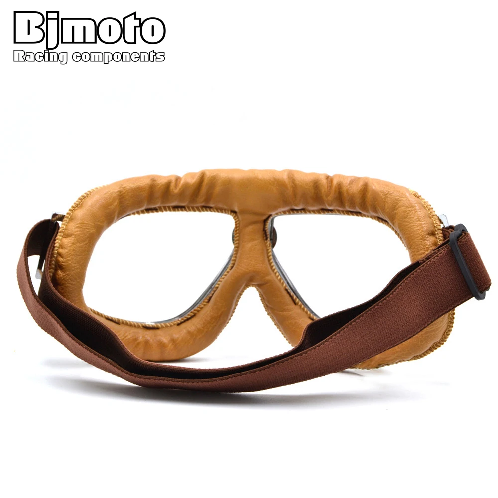 Винтажные мотоциклетные очки Bjmoto летающий скутер шлем Круизер Мотокросс Ретро