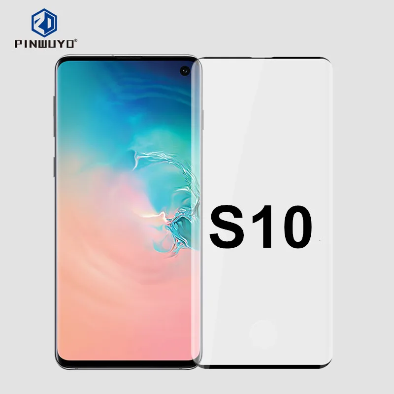 Pinwuyo 3D горячей гибки Экран протектор для samsung Galaxy S10 закаленное Стекло 6 1 дюймовая Защитная пленка