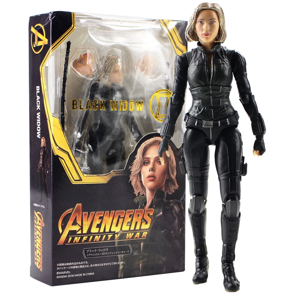 

14cm Black Widow Natasha Romanoff Action Figure Model Toy Doll Gift