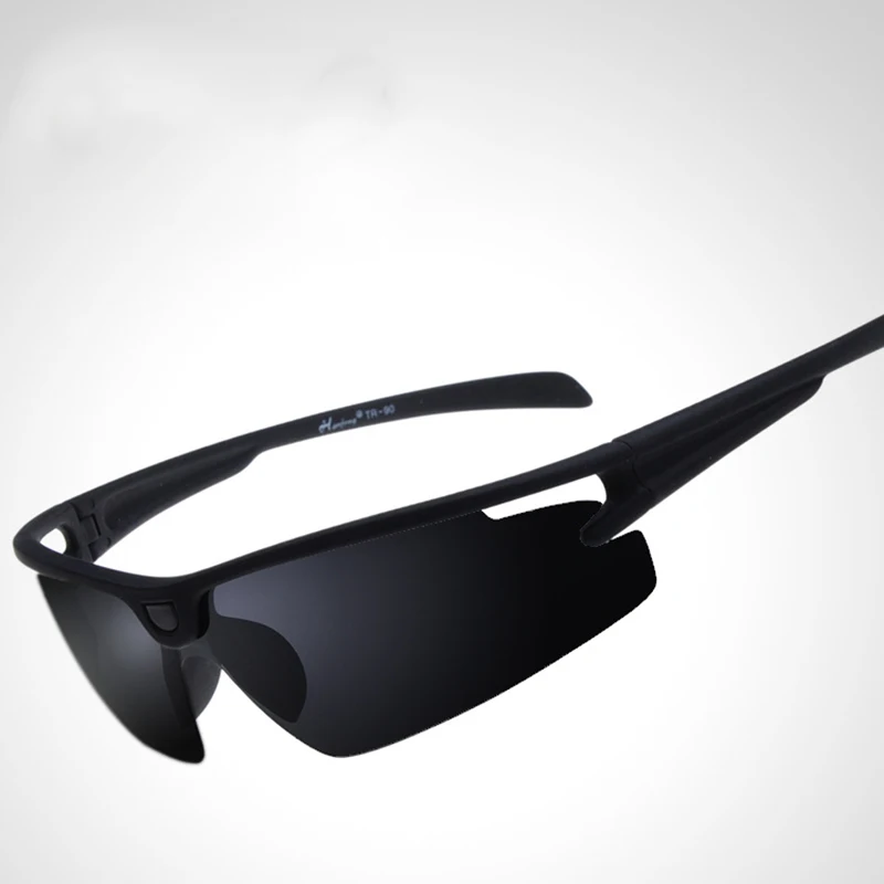 Men Women Cycling Glasses Black Polarized Sun Glasses Eyewear UV400