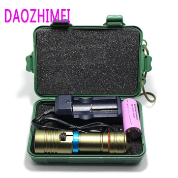 

New Waterproof Diving Flashlight Torch 10000LM L2 LED Aluminum Adjust Brightness Lanterna Light by 18650/26650 Batery
