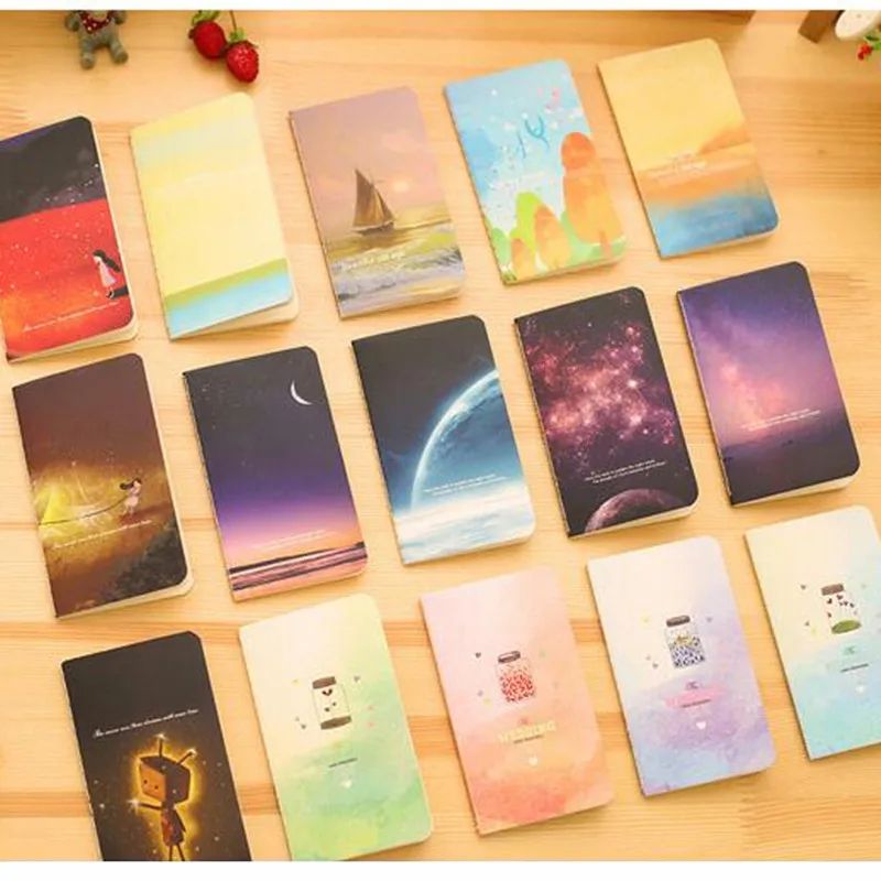 

80k Creative Fantasy Life Small fresh ideas Notebook Diary Book Exercising Notepad Gift Stationery School Supply 20.5*13.5cm