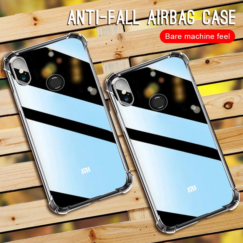 

Four Corner Airbag Case For Xiaomi MiX2S MiX3 Max3 Pocophone F1 Mi8SE Explore 6X A2 Lite 5X A1 For Redmi Note 6 Pro 6A 5Plus Bag
