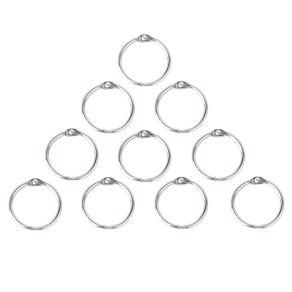 Buy 10x folding rings for Scrapbooks Albums 20mm from
