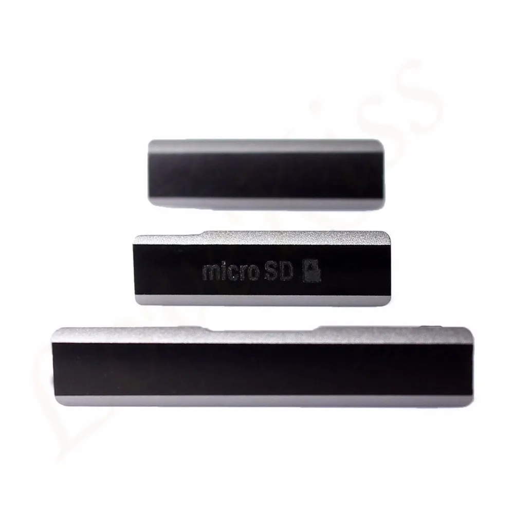 L39H сим-карты Micro SD зарядка через usb Порты и разъёмы слот Крышка блока для sony Xperia Z1 Honami L39h C6903 C6902 затычка от пыли пылезащитный чехол