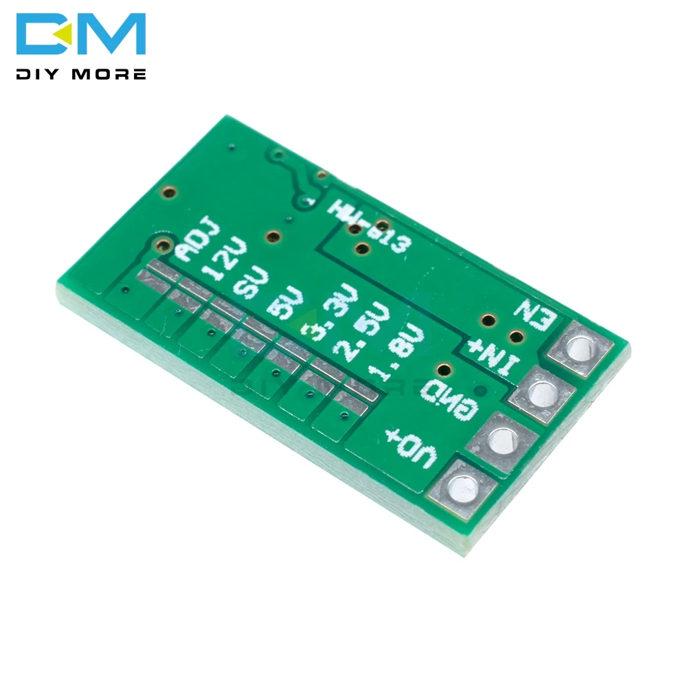Мини-DC-DC 12-24 В до 5 В 3 А Макс понижающий модуль питания преобразователь напряжения Регулируемый 1,8 в 2,5 в 3,3 В 5 в 9 в 12 В припой