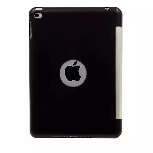 Беспроводная клавиатура Bluetooth чехол из алюминиевого сплава для iPad Mini 4 - Цвет: Black