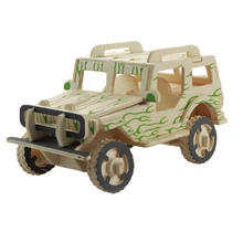 1 шт. 3D деревянные головоломки Дети Взрослые автомобиль деревянные игрушки-паззлы обучение экологическая сборная игрушка развивающие игры