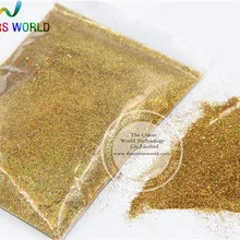 0,2 мм лазерный Золотой ослепительный шестигранный блеск пыли для DIY ногтей, боди-арта и т. Д. Украшения