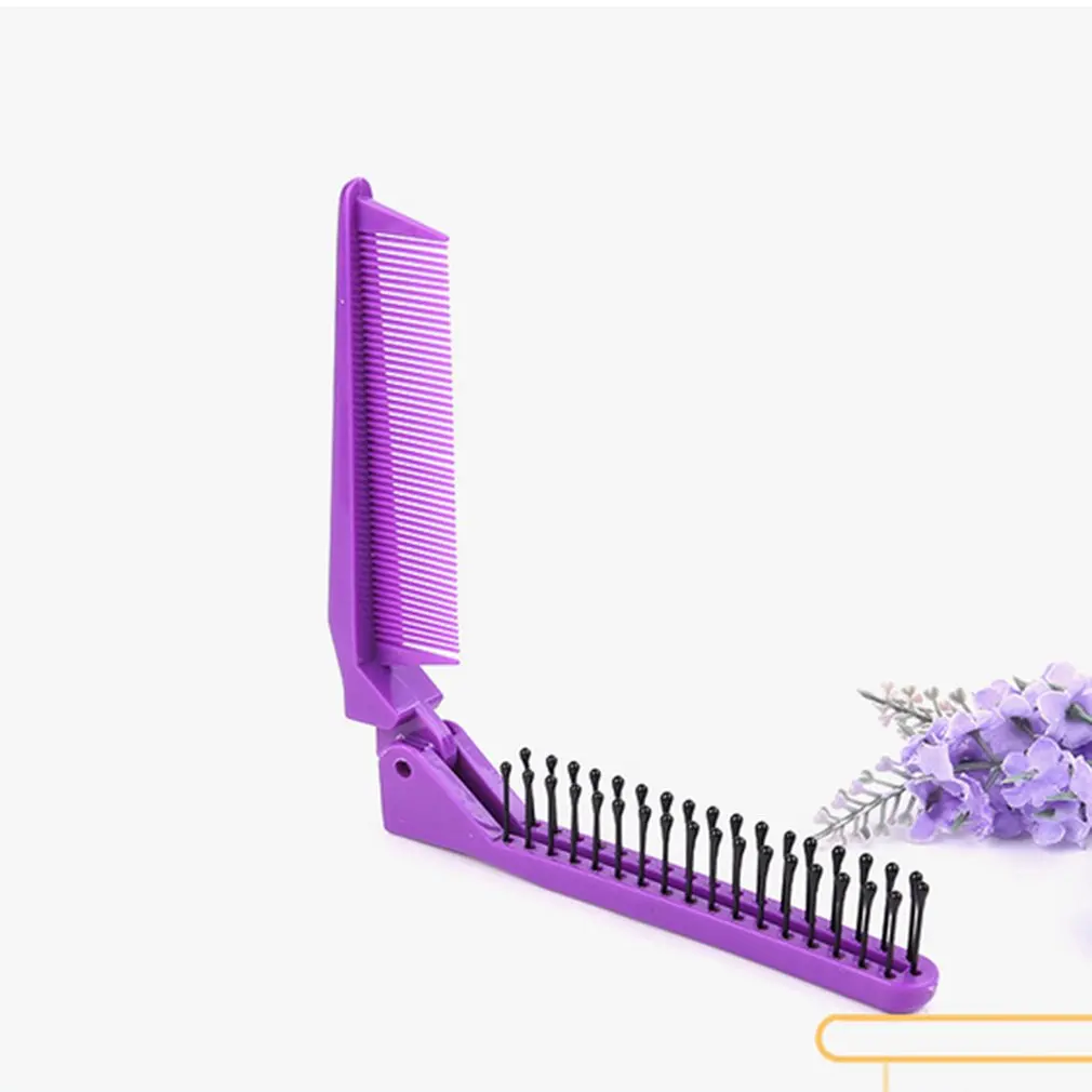 

Anti Static High Temperature Resistant Material Folding Comb Purple