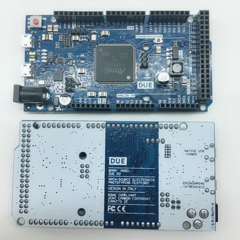 Brand New For Official Compatible Arduino DUE R3 Board SAM3X8E 32-bit ARM Cortex-M3 / Mega2560 R3 Duemilanove Control Module USB