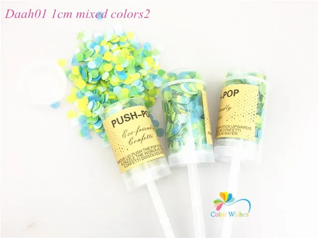 10pcs Set Wedding Push Pop Confetti Poppers For Baby Bride Shower 10pcs Set Wedding Push Pop Confetti Poppers For Baby Bride Shower Kid S Birthday Party Funny