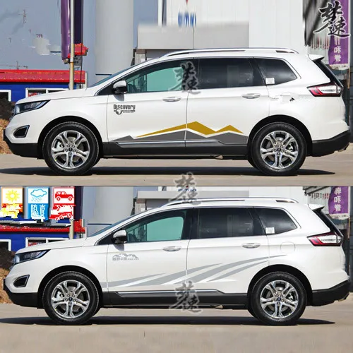 

Whole Set Body Door Waist Line Stickers For Ford Everest Edge BA065