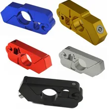 Универсальный мотоциклетный руль замок красный алюминий CNC мотоцикл ручка Противоугонная