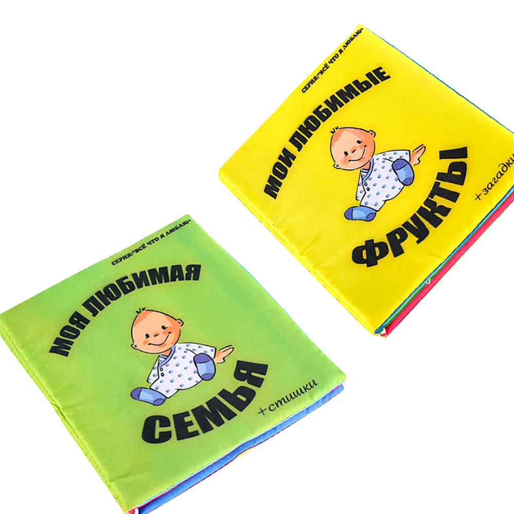 

Soft New Cloth Baby Intelligence Development Learn Picture Cognize Book