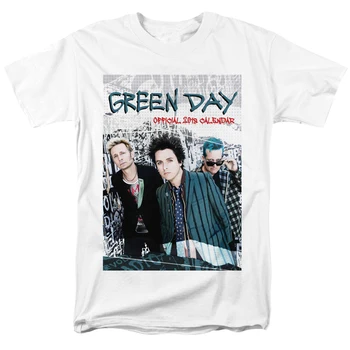 

Bloodhoof Green Day Music Band T-SHIRT Short Sleeve Men's White Top Tee Asian Size
