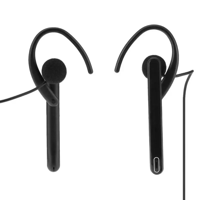 Alloet Universal 2 Pin микрофон для наушников с гарнитурой PTT со клавишей PTT Mic наушники для Kenwood Baofeng TYT WOUXUN радио