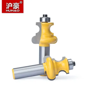 

HUHAO 1pc 1/2" Shank Woodworking Router Bits With Bearing Burrs Cutter Wood Milling Cutter CNC Tool For Wood Mortising Carving