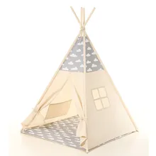 Серый облако дизайн детская палатка детская игрушка дом Детская Игровая палатка хлопковые палатки детский Кукольный домик teepee house