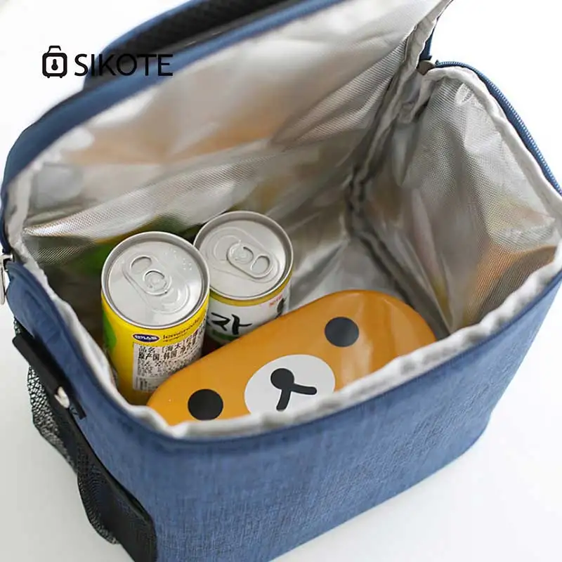 SIKOTE Oxford Lunch Bag Portable Insulation Lunch Box for Picnic Cooler Thermal Bags for Student Women Lunch Bags Sweet Style