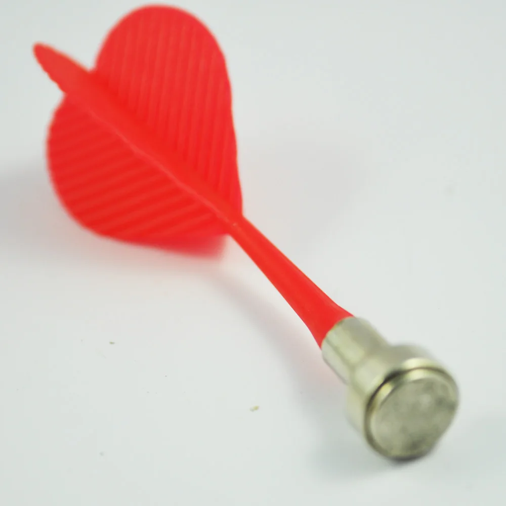 MUMIAN 6 шт. Bullseye Target красный желтый пластик крыло Магнитная стрела для Дартса