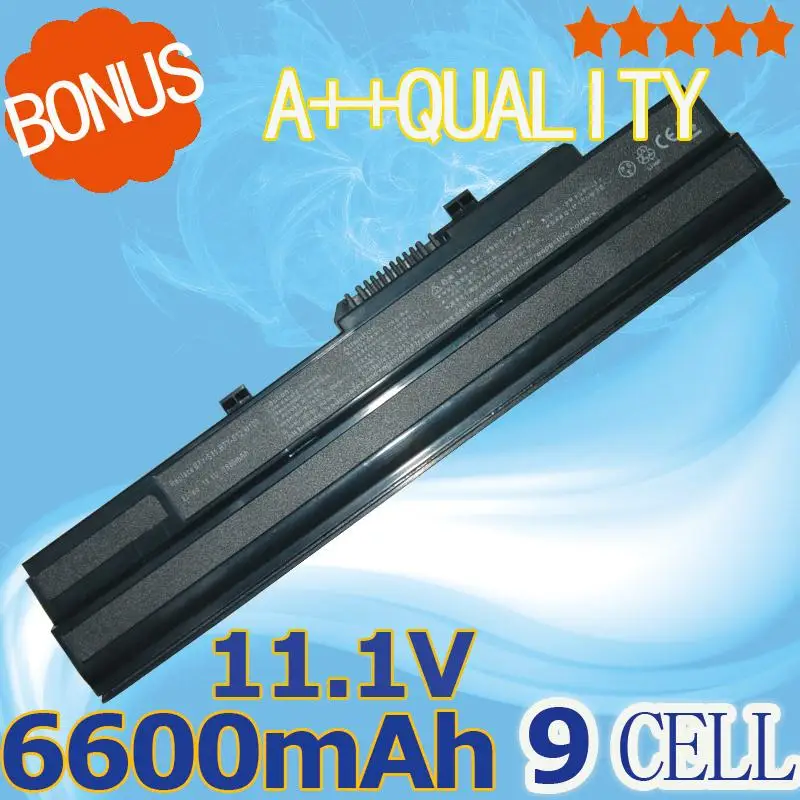 

6600mAH 9 cells Black Battery for Msi BTY-S11 BTY-S12 X100 X100-G X100-L Akoya Mini E1210 Wind U100 U90 Wind12 U200 U210 U230