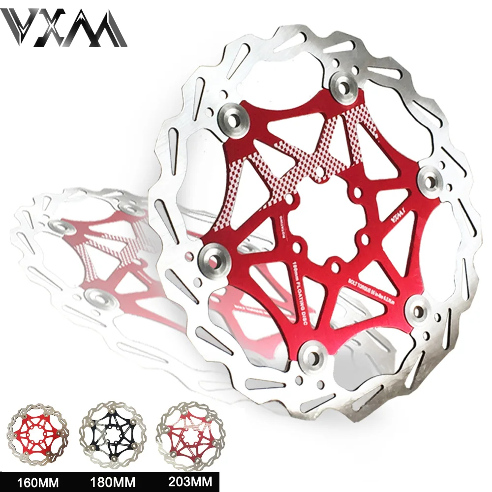 MTB MTN Road bike 160//180//203mm Bicycle Disc Brake Floating Rotor with Caliper