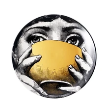 Модный современный круглый ковер с индивидуальным принтом, нескользящий ковер для гостиной, ванной комнаты, спальни 120 см, красочный