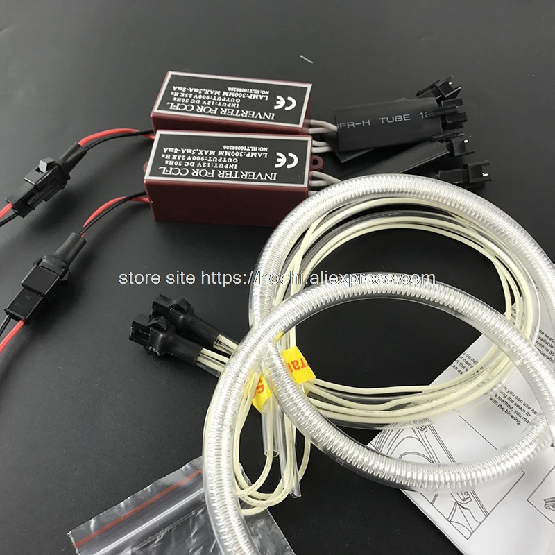HochiTech белый 6000K CCFL головной светильник Halo Angel Demon Eyes Kit светильник angel eyes для Volvo XC90 2010 2011 2012 2013
