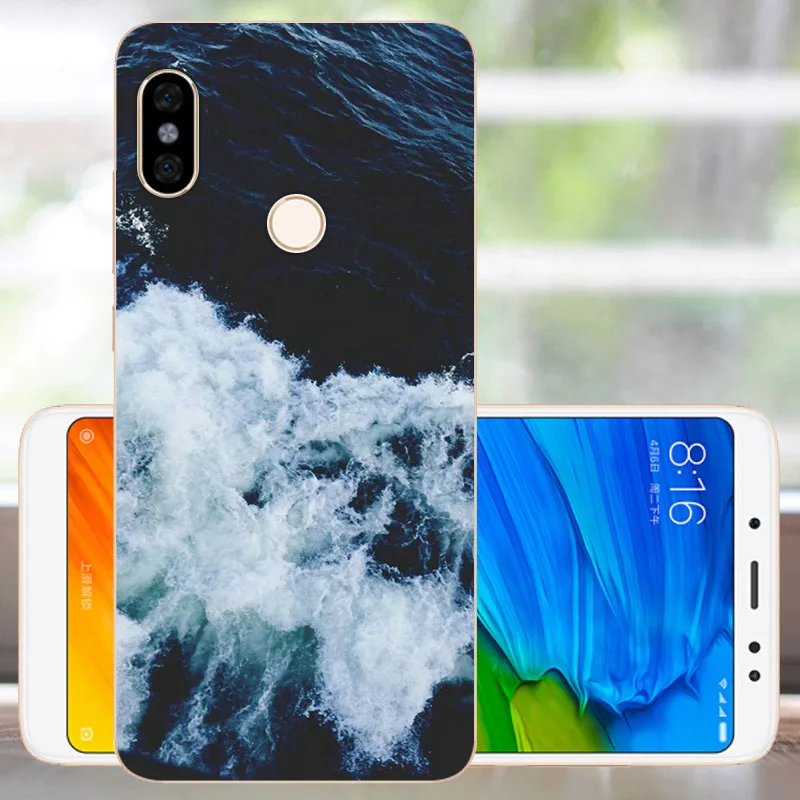 Xiaomi Redmi Note 6 Чехол 64 г Печатный узор чехол Pro задняя крышка Fundas Capa Soft TPU для телефона